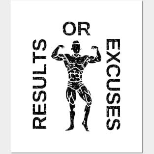 Results or excuses Posters and Art